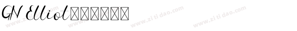 GN Elliot字体转换